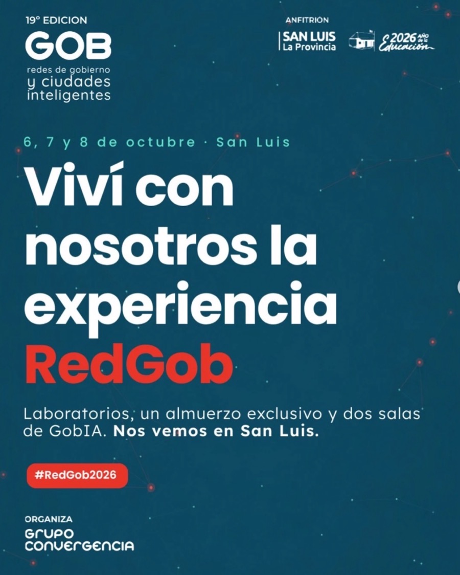 RedGob 2026 · Viví con nosotros la experiencia